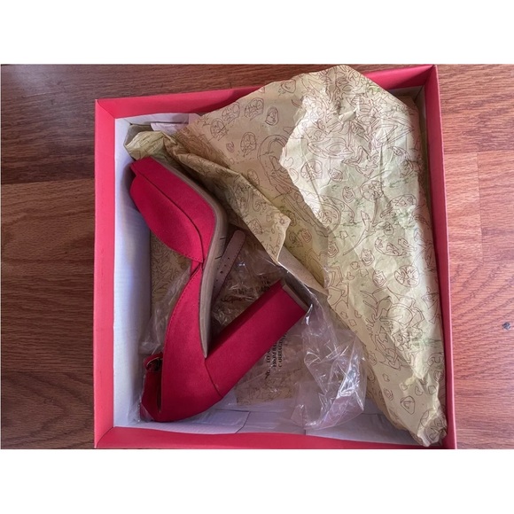 American Rag Women's Reeta Block-Heel Platform Sandals Red Size 7M - Picture 3 of 4